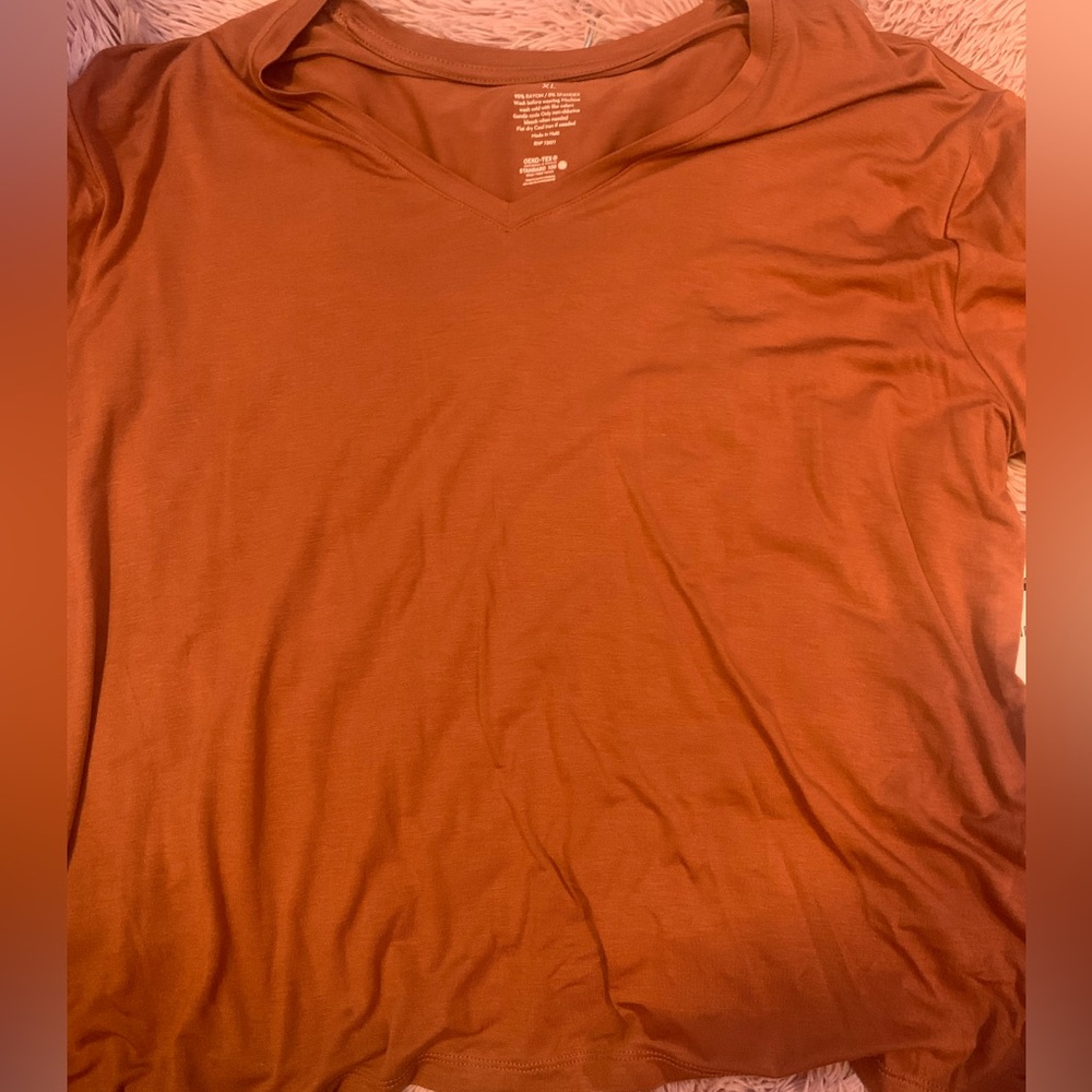 Nine West Soft Spun V-Neck Tee